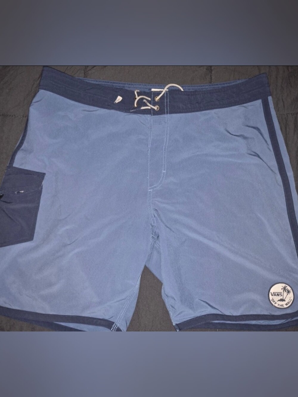 Vans Two-Tone Blue Men's Swim Board Shorts
